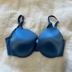 Soma Vanishing Back Full Coverage Bra Underwire Classic Blue 36DDD